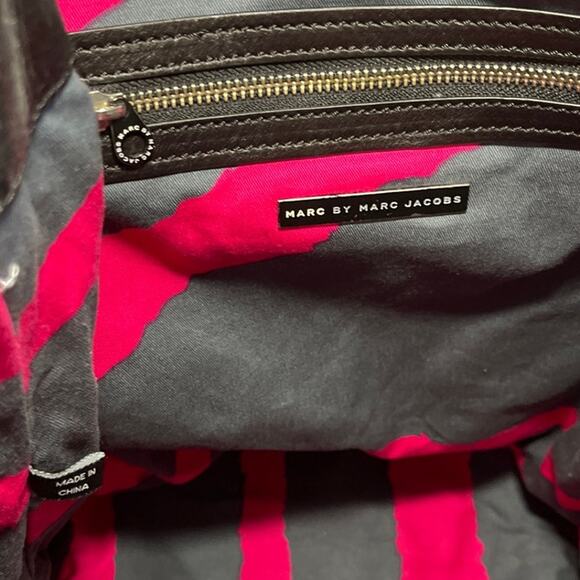 Marc by Marc Jacobs Black Leather Studded Hobo Shoulder Bag Tote - Picture 3 of 16